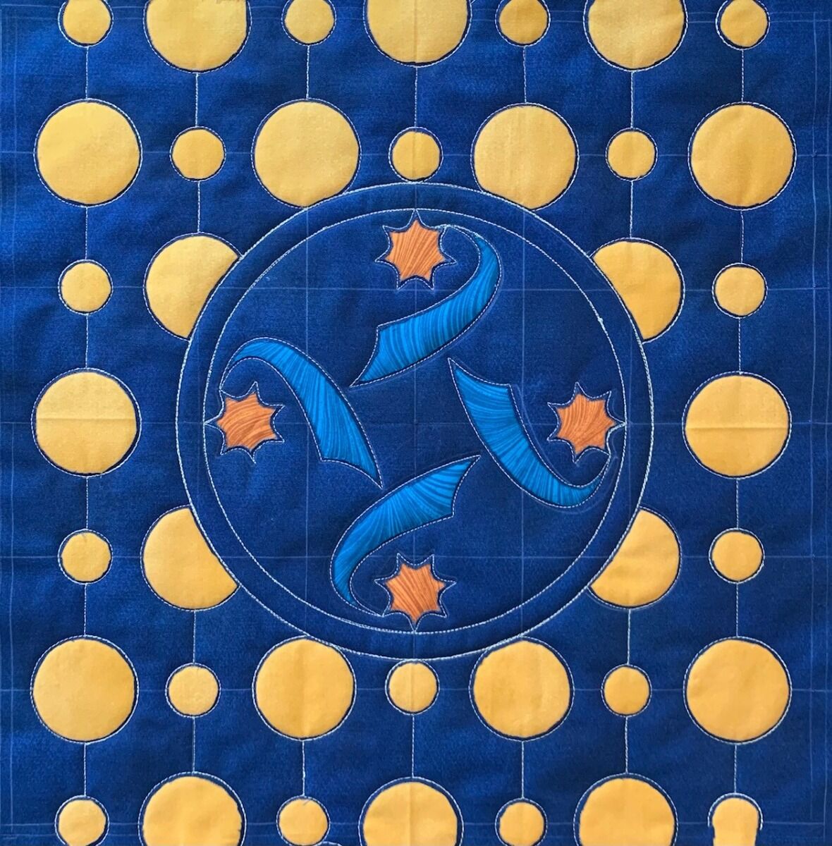 Sew Steady Starry Nights Ruler Work and Embroidery Club