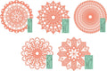 Sew Steady Westalee 5 Piece Artisan Sampler Template Set