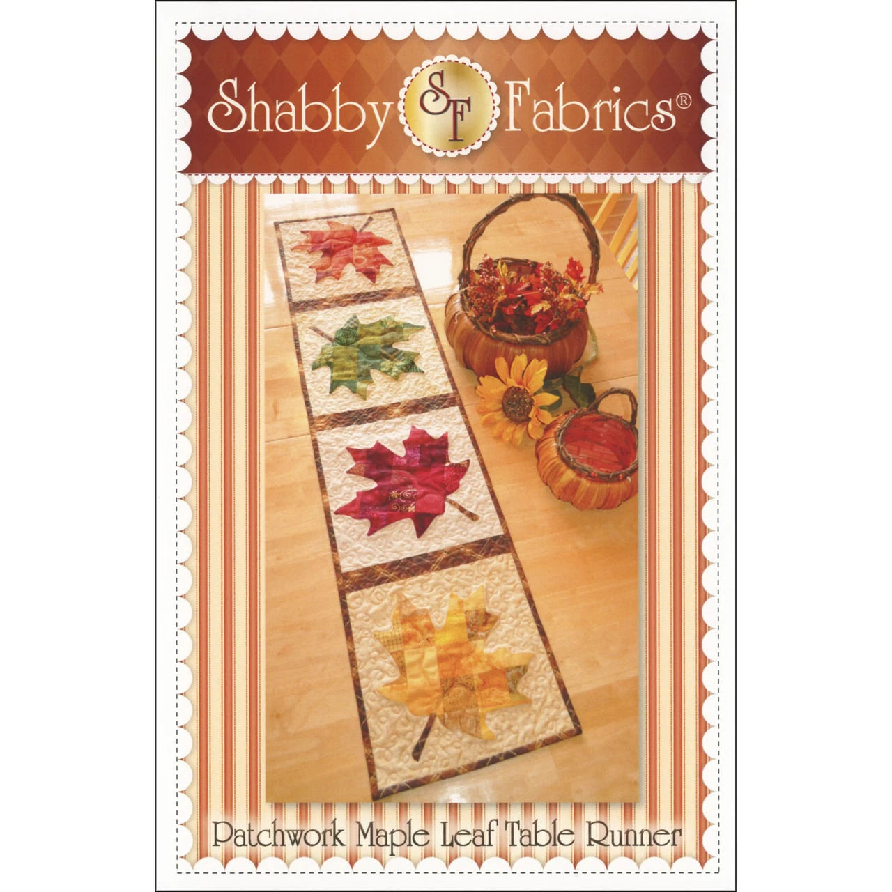 Patchwork Maple Leaf Table Runner Pattern