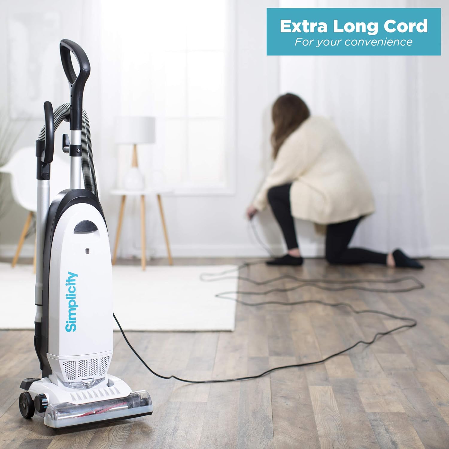 Simplicity S20EZM Allergy Upright Vacuum with HEPA Filtration