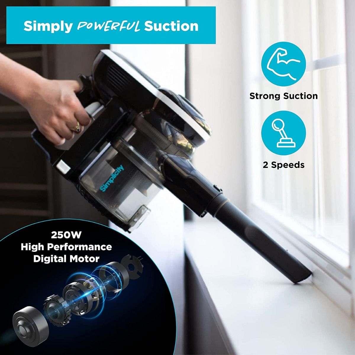 Simplicity S65P Premium Multi-Use Cordless Vacuum