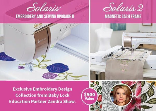 ,Solaris Embroidery and Sewing Upgrade 2 - Quality Sewing & Vacuum