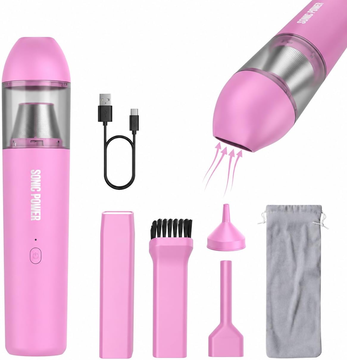 Sonic Power Mini Vacuum