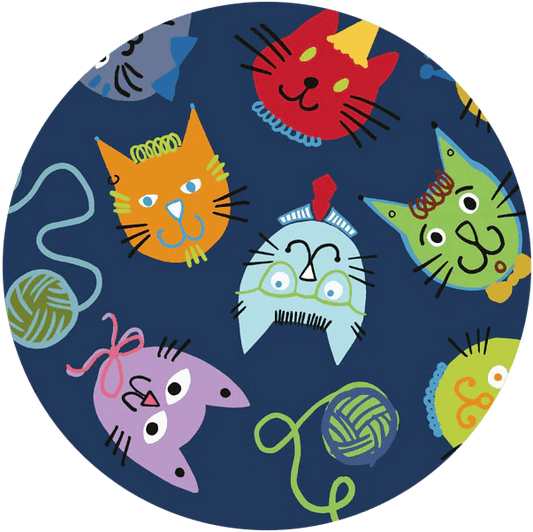 Splash Fabric, 1yd - Alley Cats - Quality Sewing & Vacuum