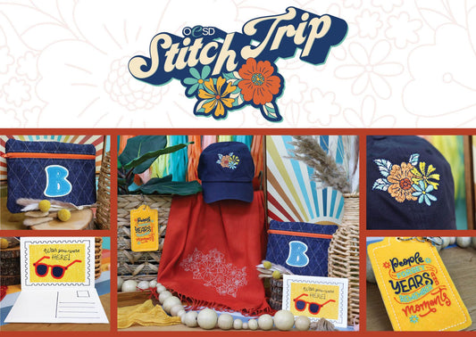 Stitch Trip Embroidery Party with OESD