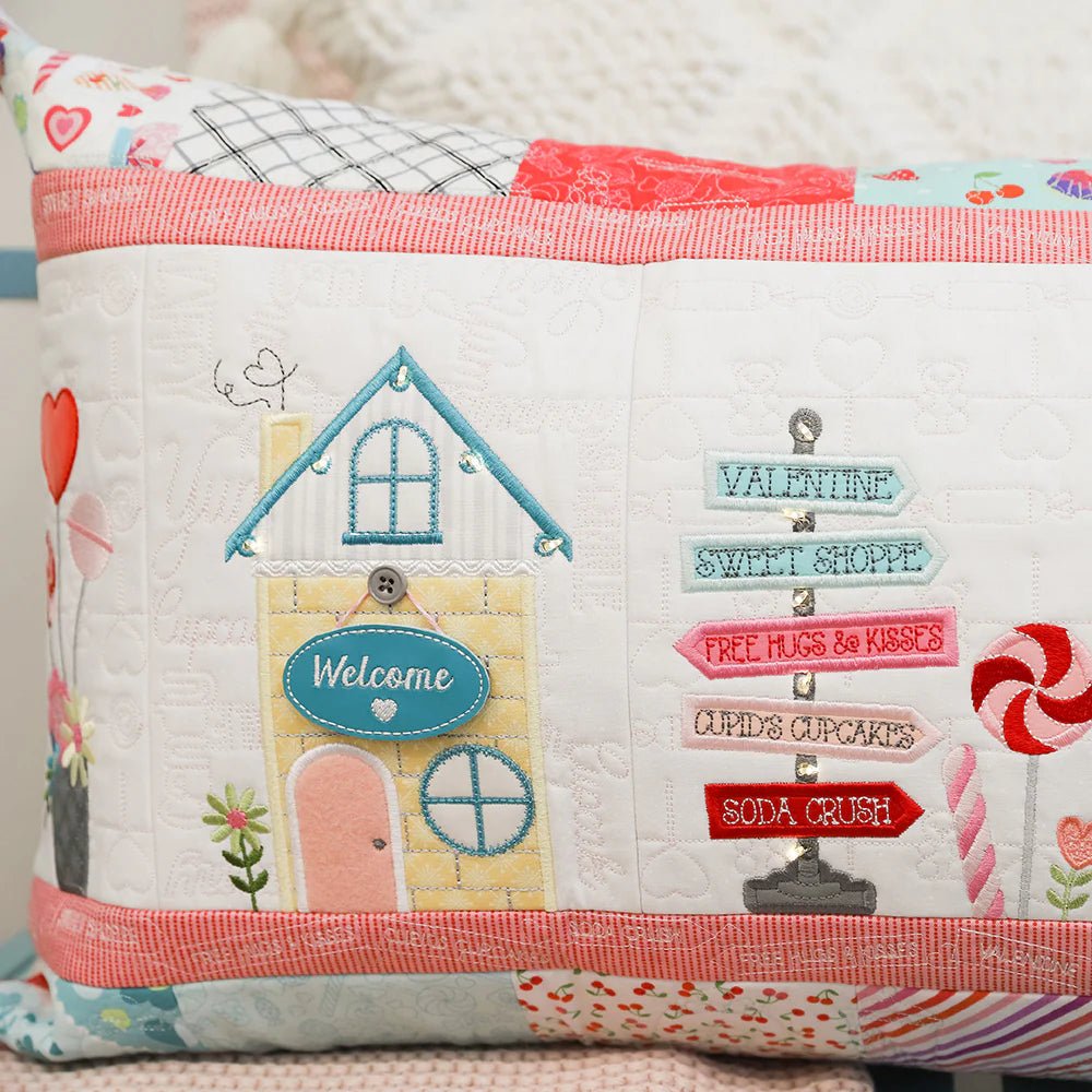 Sweetheart Street Bench Pillow Pattern