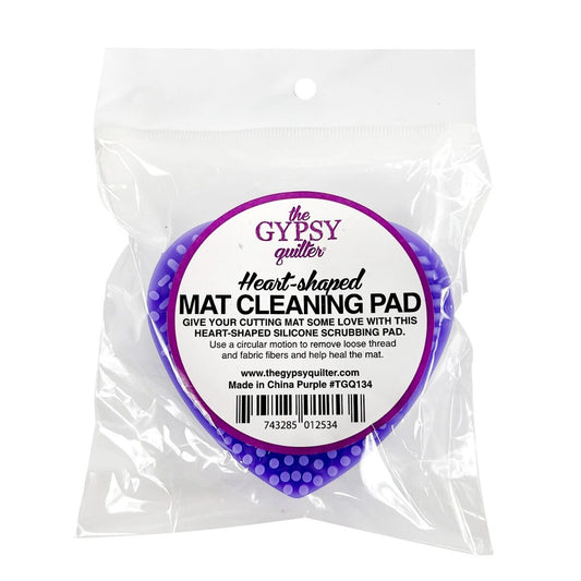 The Gypsy Quilter Mat Heart Shaped Cleaning Pad 3-1/4in x 1in - Quality Sewing & Vacuum