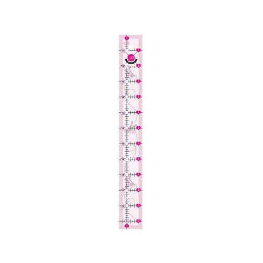 Tula Pink 1.5 by 12.5 inch non-slip bee quilting ruler