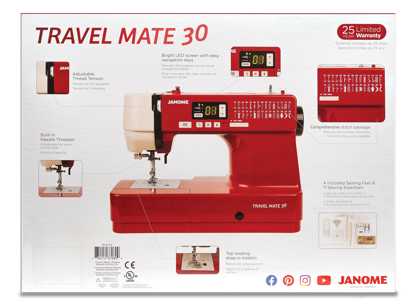 Janome Travel Mate 30 Sewing Machine