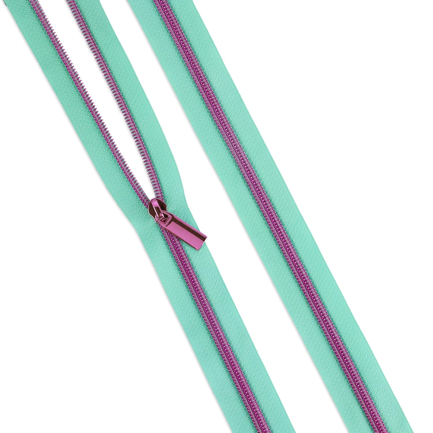 Tula Pink 3-Yard #5 Coil Zippers with 9 Pulls - 3 Color Combos
