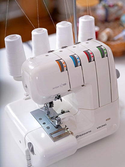 Viking Amber S 100 Serger - Quality Sewing & Vacuum
