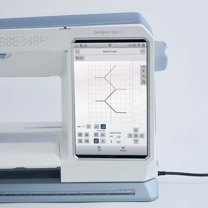 Viking Designer Epic 3 Nordic Frost Sewing and Embroidery Machine