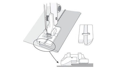 Viking Left Edge Topstitch Foot,