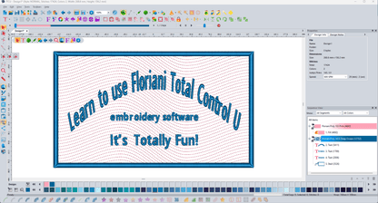 VIRTUAL: Floriani Total Control U Intermediate to Advanced Digitizing Class