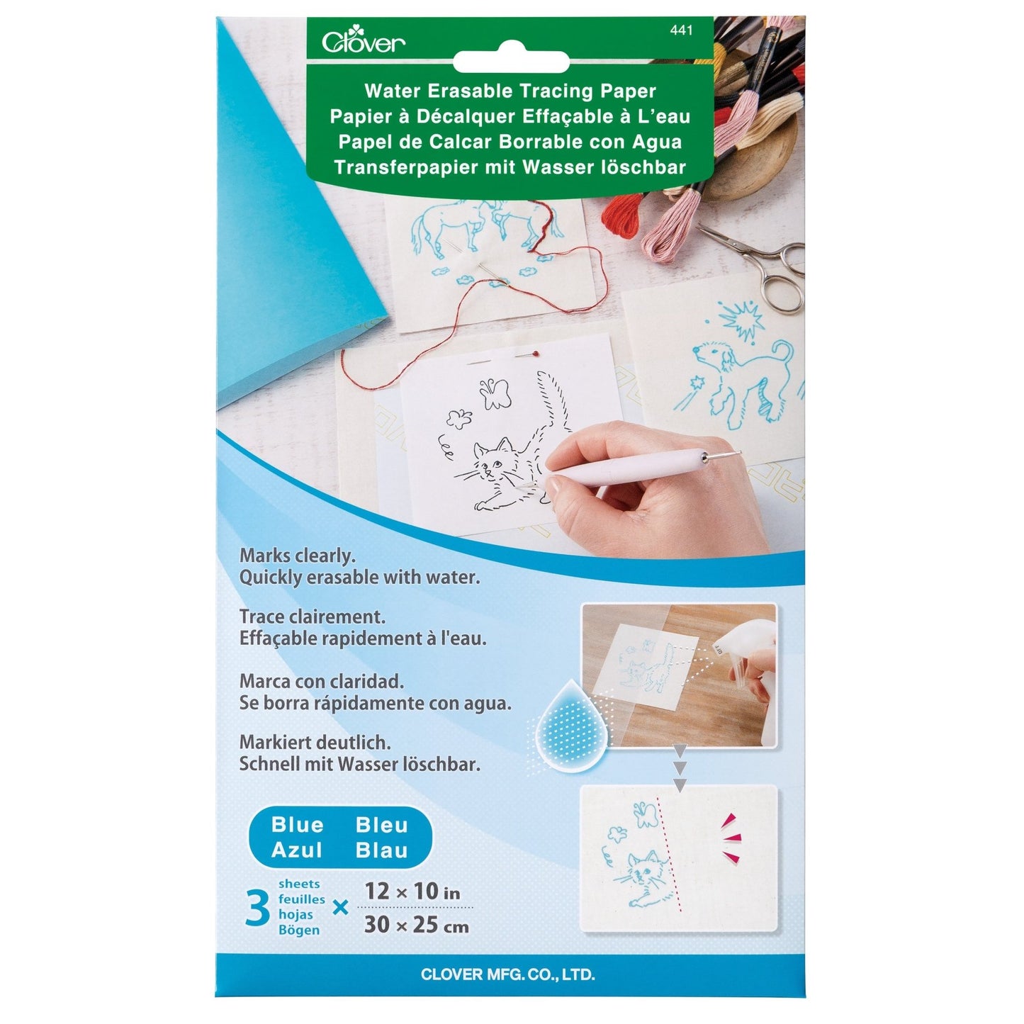 Water Erasable Tracing Paper
