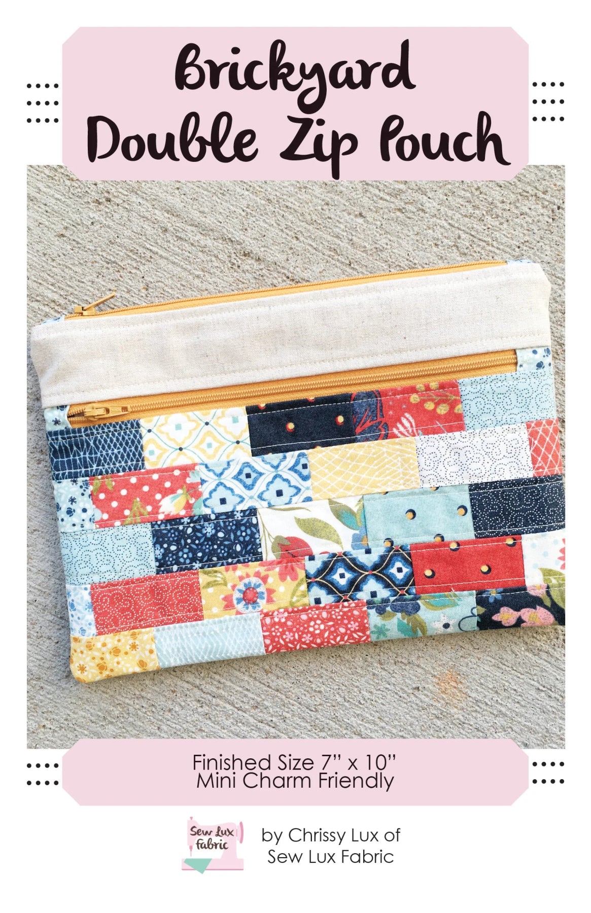 Zippy Skill Builder: Brickyard Double Zip Pouch