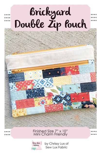 Zippy Skill Builder: Brickyard Double Zip Pouch