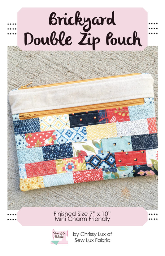 Zippy Skill Builder: Brickyard Double Zip Pouch