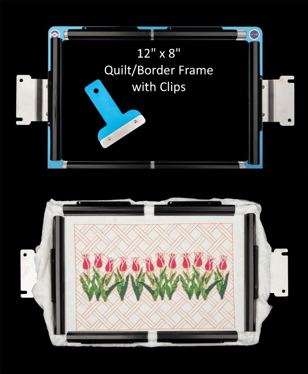 Quilt/Border Frame 8" x 12" Unit for Brother & Baby Lock 6 & 10 Needle Machines,Quilt/Border Frame 8" x 12" Unit for Brother & Baby Lock 6 & 10 Needle Machines