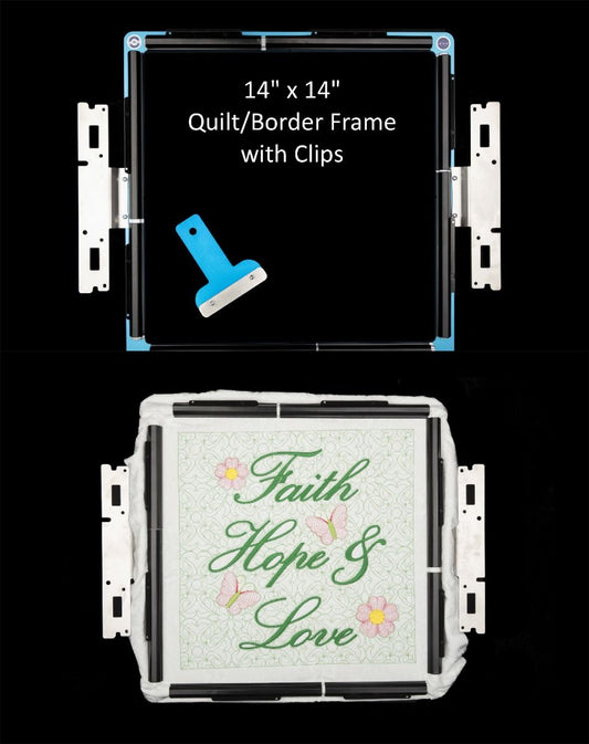 Durkee Quilt/Border Frame 14" x 14" Hoop for Brother and Baby Lock 10 Needle Machines,Durkee Quilt/Border Frame 14" x 14" Hoop for Brother and Baby Lock 10 Needle Machines