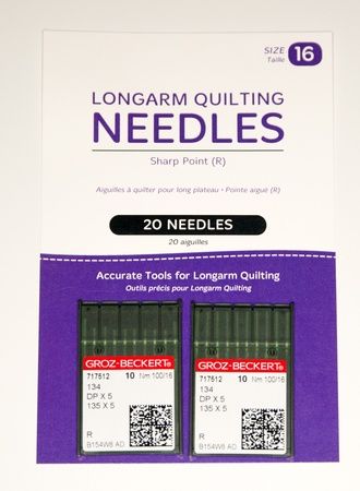 Handi Quilter Longarm Quilting Needles - Package of 20 (16/100-R, Sharp )
