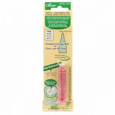 Clover Chaco Liner Pen Chalk Refill Pink