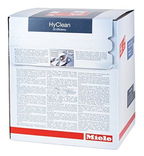 Miele Allergy XL Pack - 8x Airclean 3D GN Vacuum Bags +1 Hepa Filter SF-HA 50