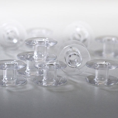Pfaff Clear Plastic Bobbins, 10 Pack