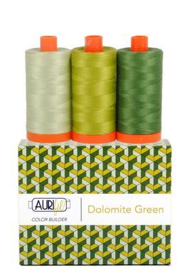 Aurifil Color Builder Thread Set-Dolomites Green