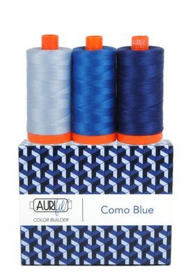 Aurifil Color Builder Thread Set-Como Blue