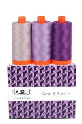 Aurifil Color Builder Thread Set-Amalfi Purple