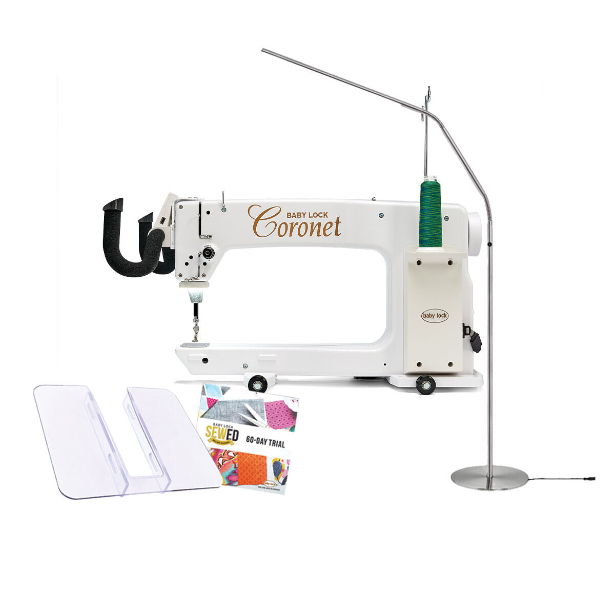Baby Lock Coronet 16" Longarm Quilting Machine - with FREE Gifts (BLCT16-RB + U35118 + BA-LOK60D)