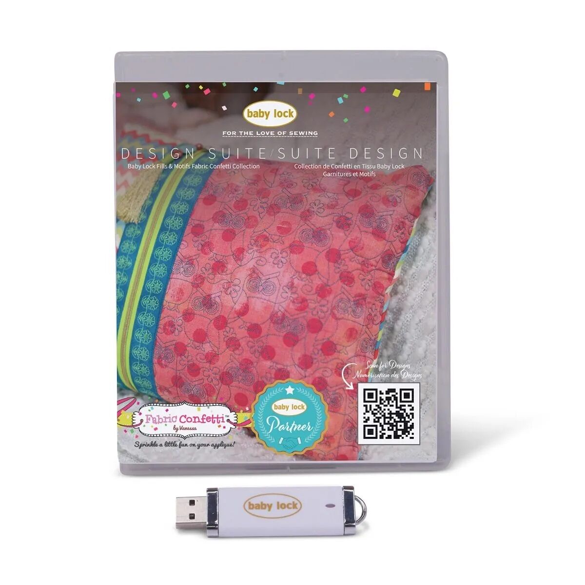 Baby Lock Fills & Motifs Fabric Confetti USB Collection