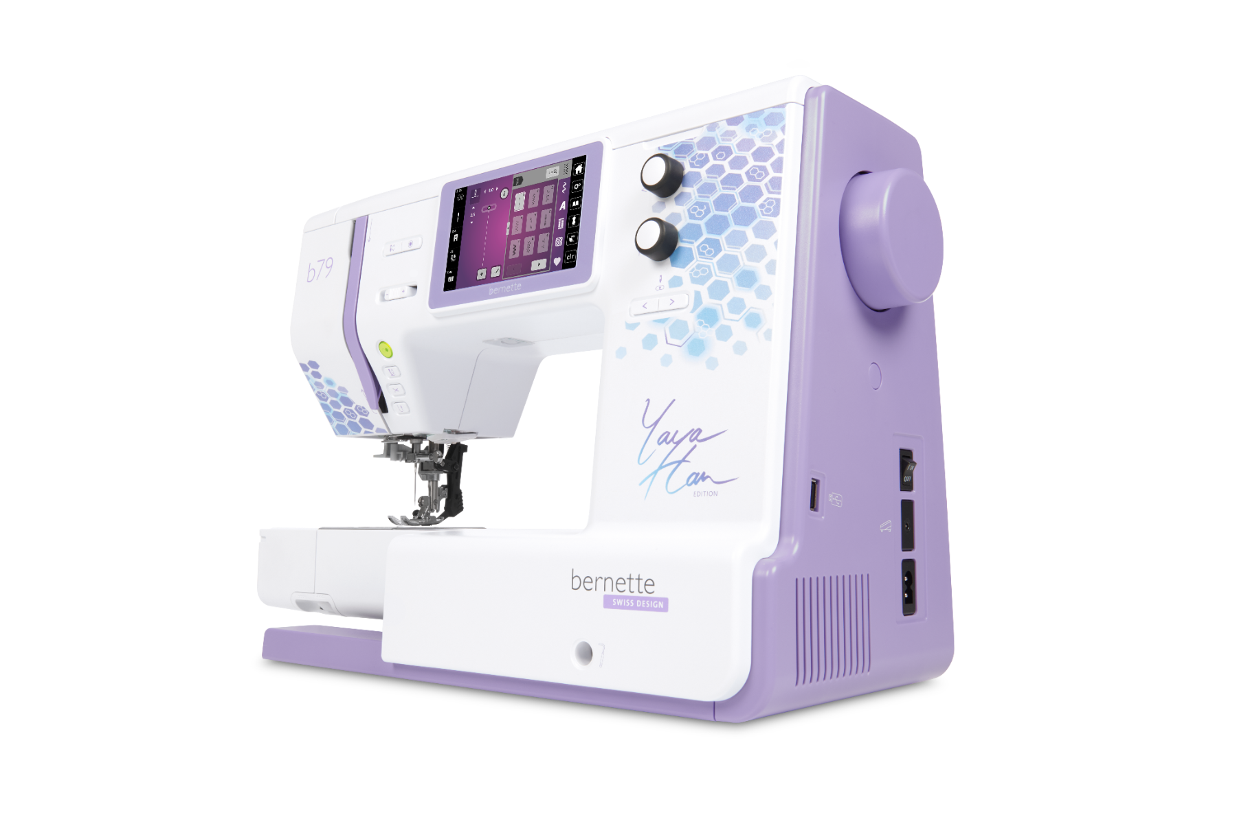 Bernette B79 Yaya Han Edition Sewing & Embroidery Machine with FREE Gifts (23GWP.79YAYA + SPR020FAV + SPR019LB)