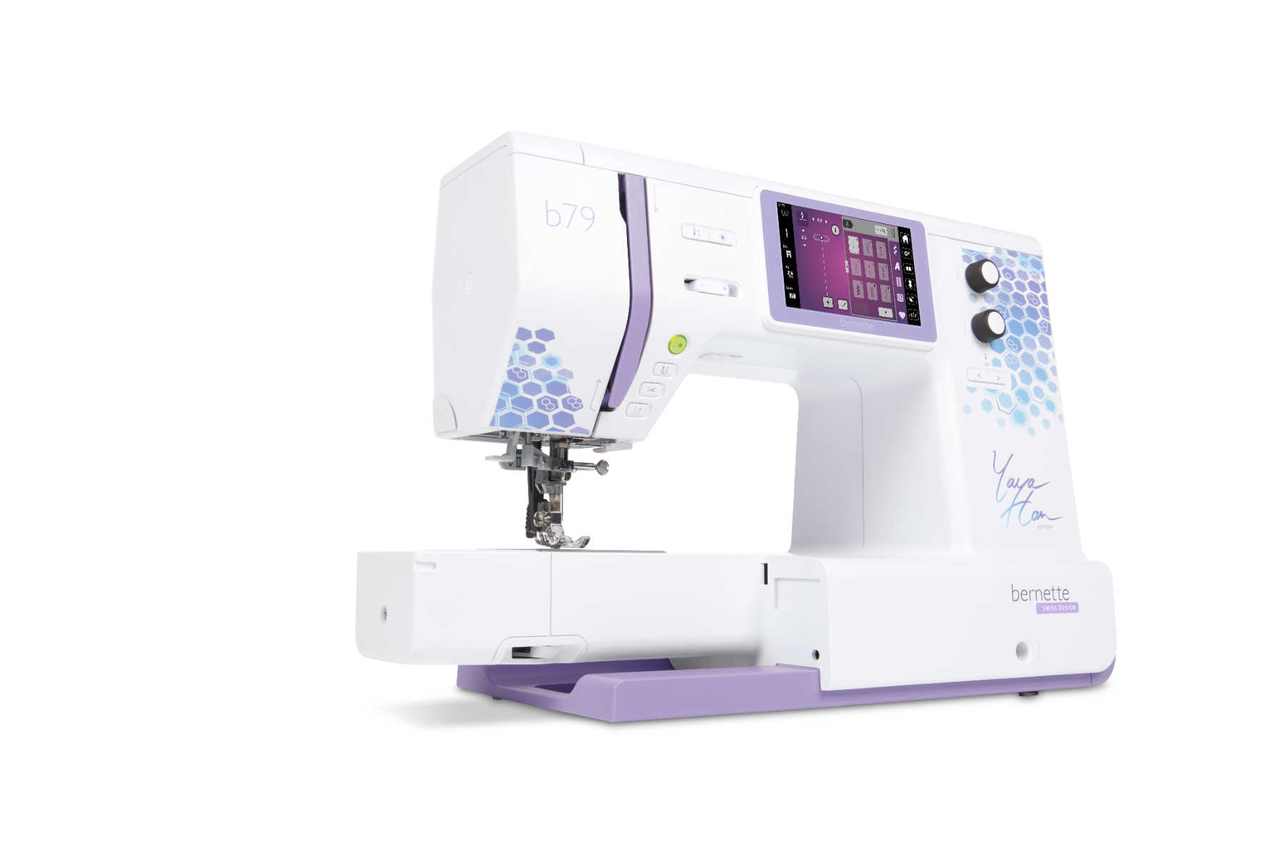 Bernette B79 Yaya Han Edition Sewing & Embroidery Machine with FREE Gifts (23GWP.79YAYA + SPR020FAV + SPR019LB)