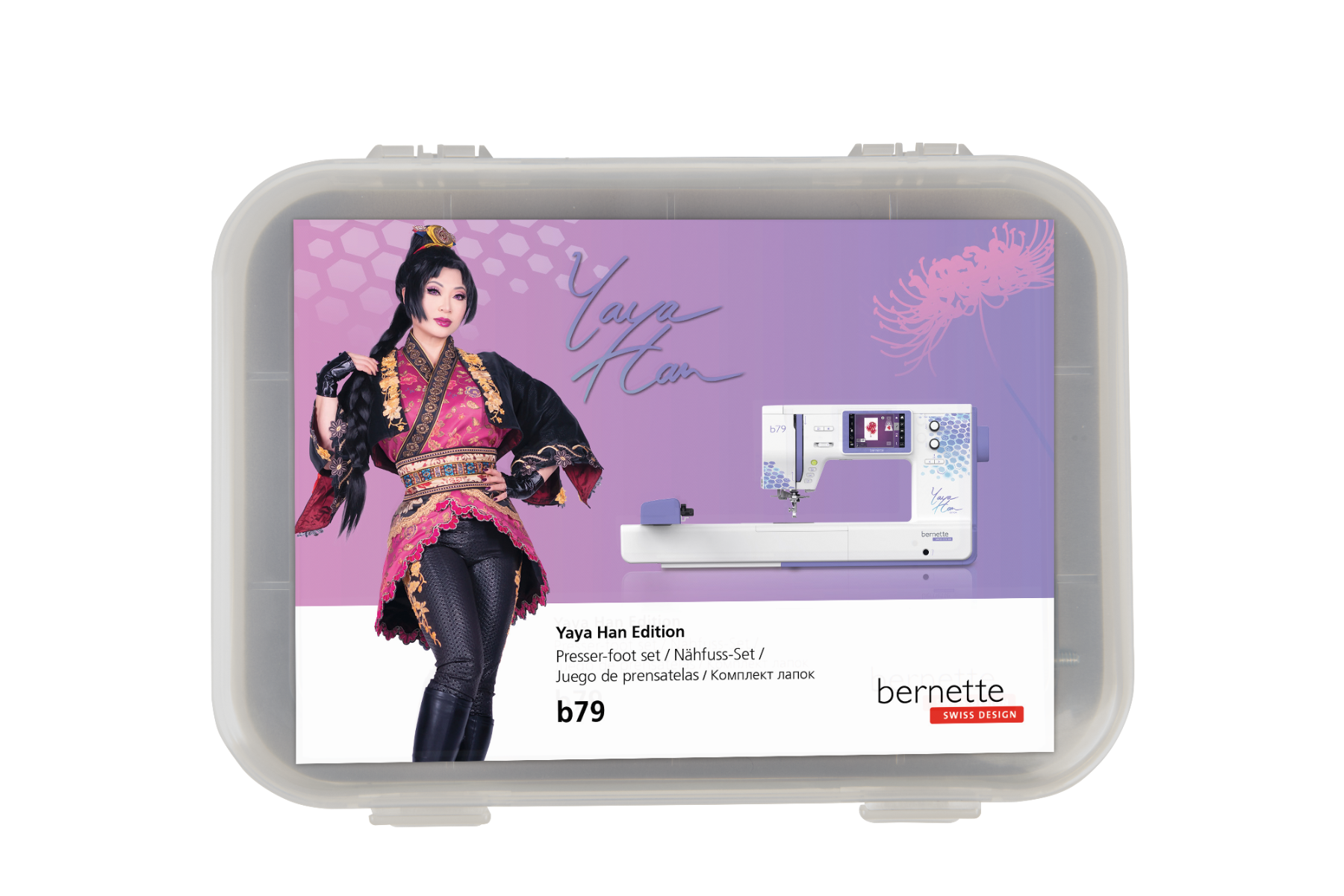 Bernette B79 Yaya Han Edition Sewing & Embroidery Machine with FREE Gifts (23GWP.79YAYA + SPR020FAV + SPR019LB)