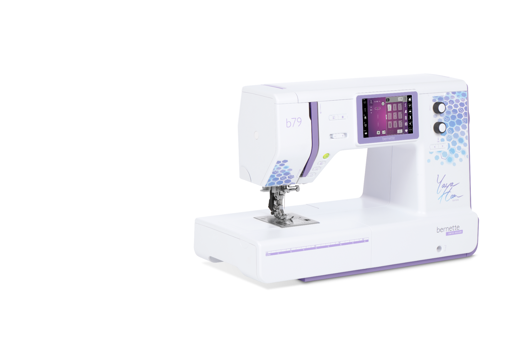 Bernette B79 Yaya Han Edition Sewing & Embroidery Machine with FREE Gifts (23GWP.79YAYA + SPR020FAV + SPR019LB)