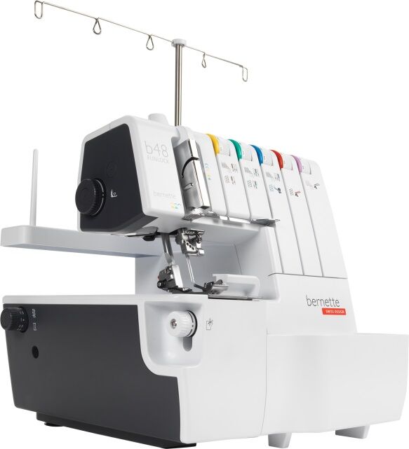 Bernette Funlock B48 Serger and Coverstitch Machine,The B48's Large Throat Space,,Bernette Funlock B48 Serger and Coverstitch Machine,