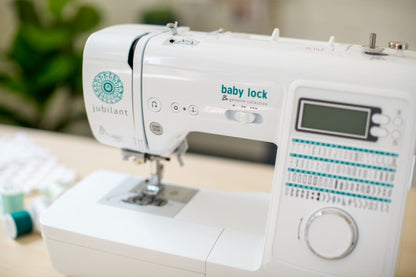 Baby Lock Jubilant Computerized Sewing Machine from the Genuine Collection - with FREE Gifts (BA-LOK60D + 804BLTK20)
