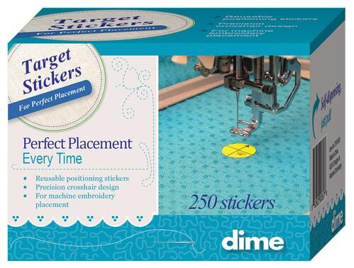 Print & Stick Target Paper by Designs in Machine Embroidery