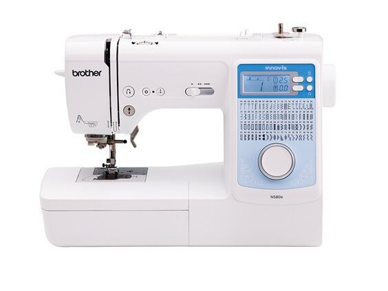 Brother Innov-is NS80E Sewing Machine and Ditto Sewing Pattern Projector - with FREE Gifts (SA102 + SA194 + SA158)