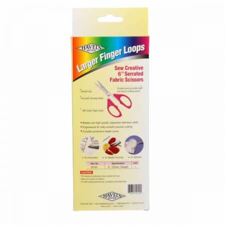 Havel 6in Serrated Fabric Scissor,Havel 6in Serrated Fabric Scissor,Havel 6in Serrated Fabric Scissor