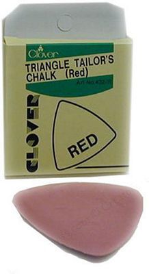 Clover Triangle Tailor's Chalk-Red