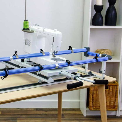 Grace Cutie with Domestic Machine,Grace Cutie - Portable,Grace Cutie with Domestic Machine on Tabletop,,Grace Cutie - Dimensions,,Grace Cutie with Domestic Machine