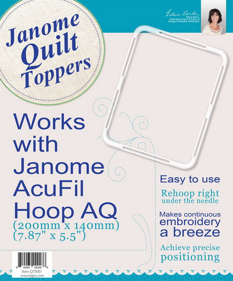 ,DIME Janome QT1 Quilt Topper 200mm x 140mm,DIME Janome QT2 Quilt Topper 220mm x 220mm