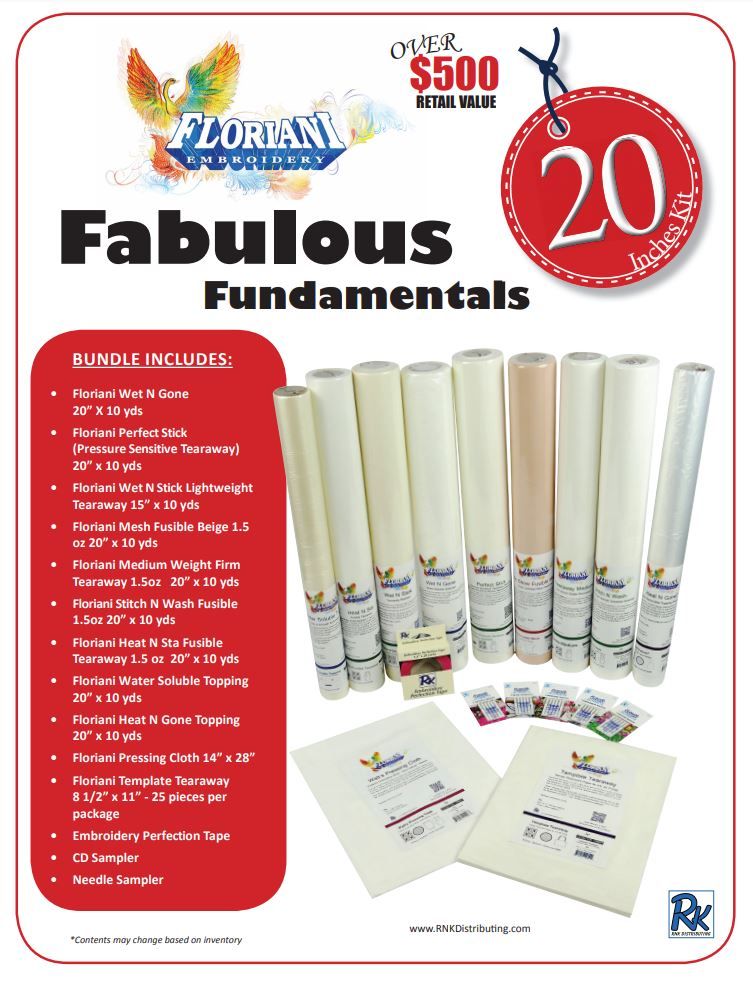 ,,Floriani Fabulous Fundamentals 20" Kit,Floriani Fabulous Fundamentals 20" Kit