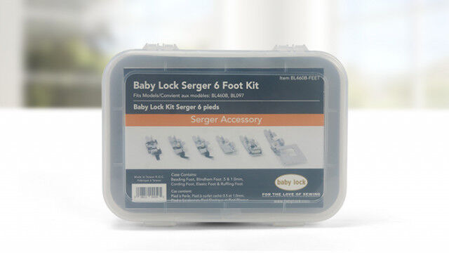 Baby Lock 6 Pc Serger Foot Kit for BL460