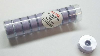 Fil-Tec Clear-Glide Class L Bobbins 10 Pack Tube-Tabriz Orchid