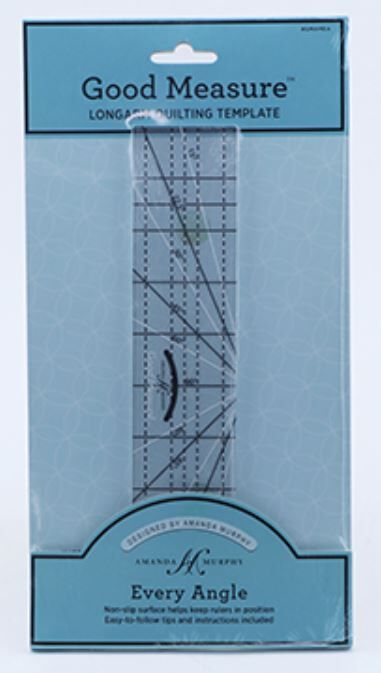 Good Measure Every Angle Quilting Ruler Template for Longarm Quilting Machines by Amanda Murphy