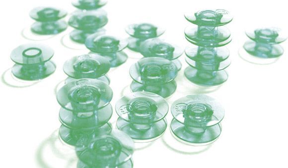 Viking Plastic Bobbins (Green)